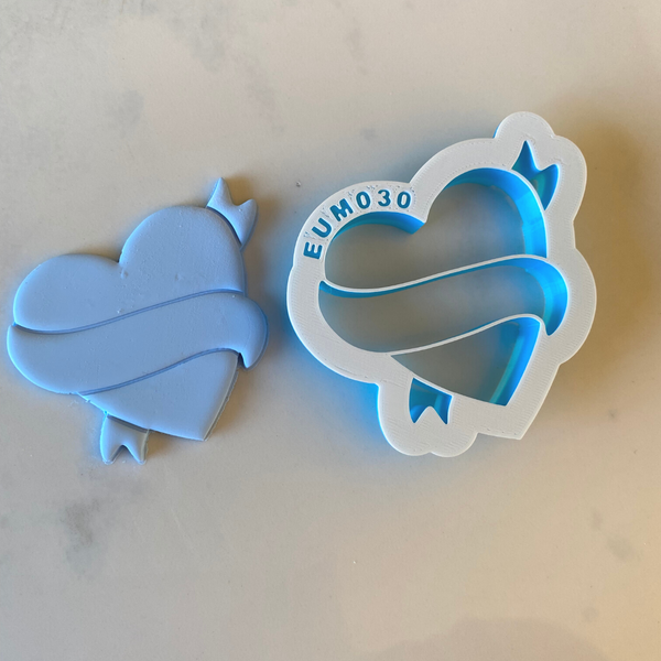030 - Heart with Banner