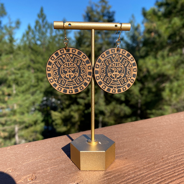 Aztec Calendar (3D Printed - Multiple Colors)