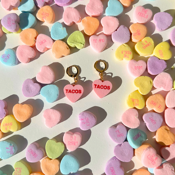 Candy Heart Earrings (Multiple Options)