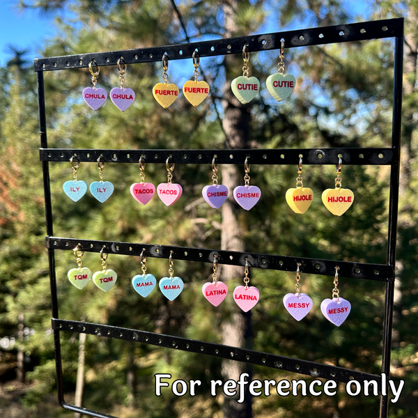 Candy Heart Earrings (Multiple Options)