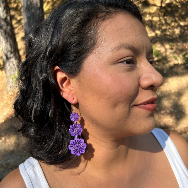 Flor Dangles (Earring Hook)
