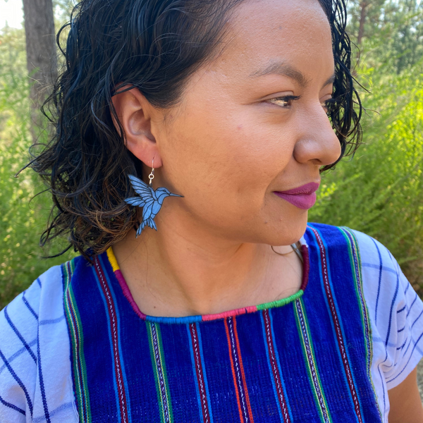 Stained Glass Colibrí