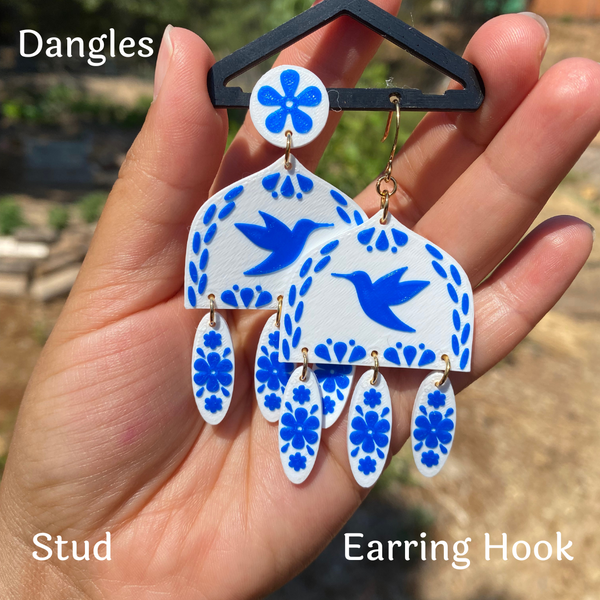 Talavera Colibrí Dangle