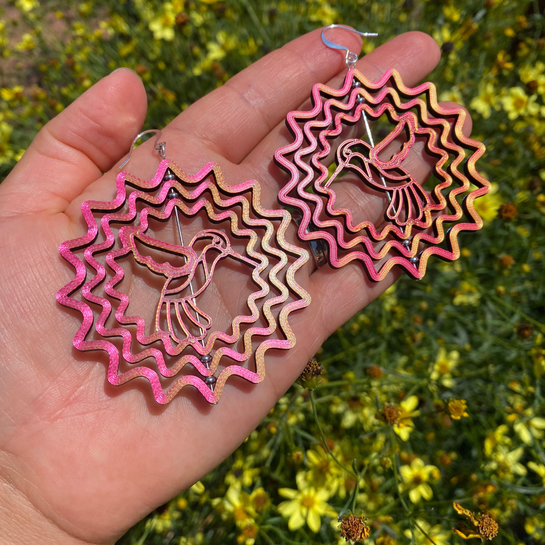 Hummingbird Wind Spinner