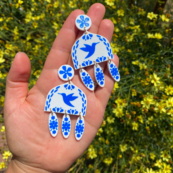 Talavera Colibrí Dangle