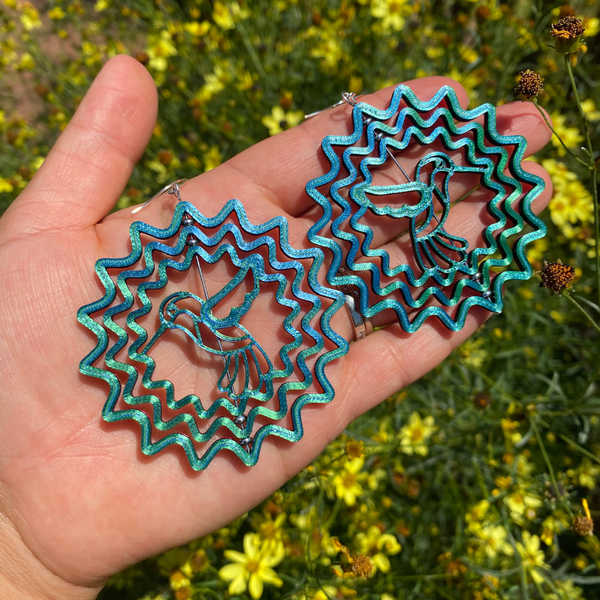 Hummingbird Wind Spinner