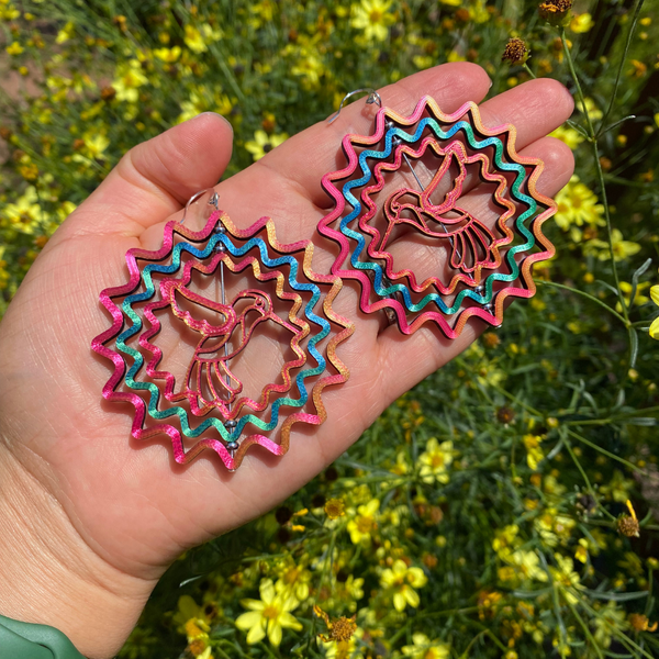 Hummingbird Wind Spinner