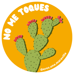 No Me Toques Sticker